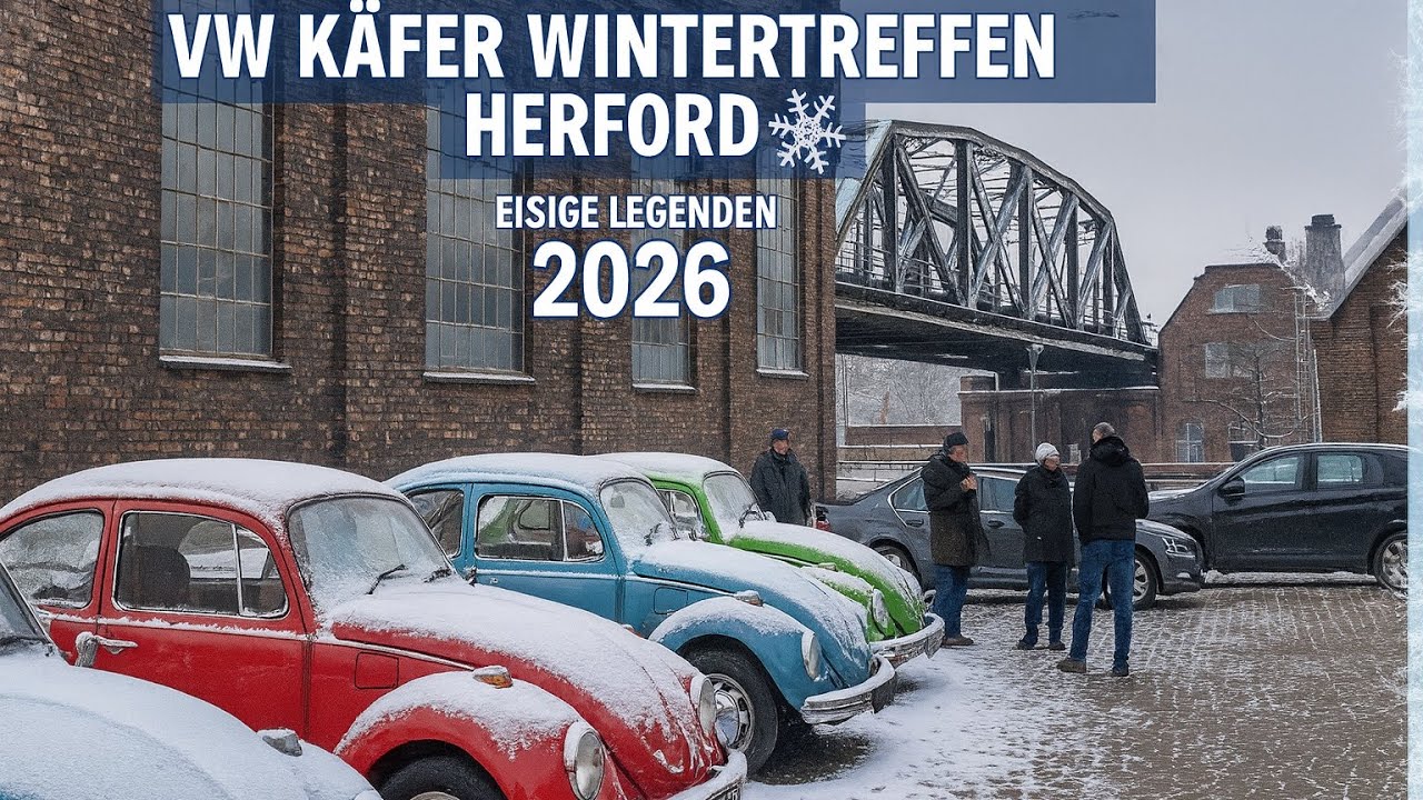 Herford VW Käfer Treffen 2026 -  Bulli Porsche Gerd Weiser - Orratech - Bug World - Heckkraftmotors