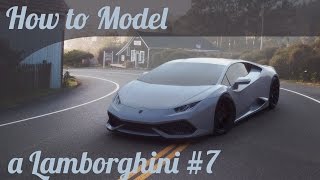 3D Car Modeling Tutorial pt.7 | Autodesk Maya | Modeling a Lamborghini Huracan