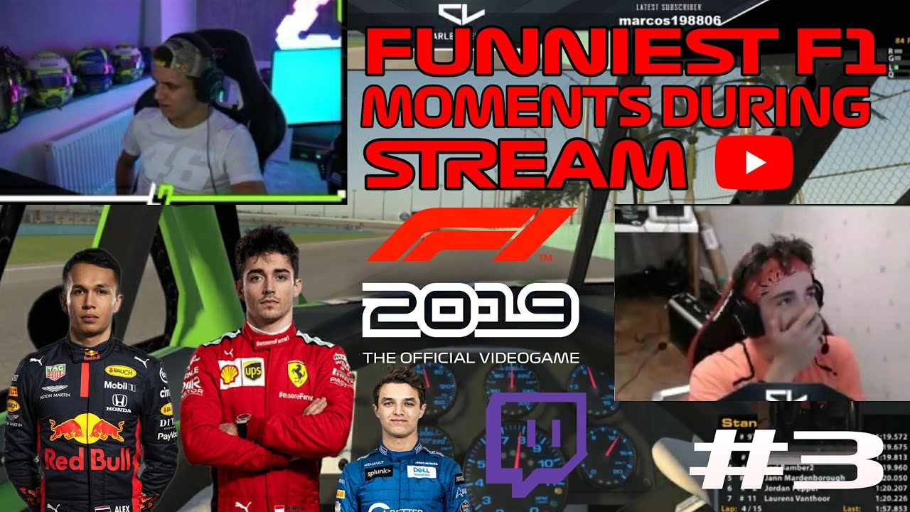 F1 Funniest Moments During Live Stream #3 Charles Leclerc Lando Norris F1 Twitch 