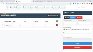 Laravel Pos Management System Part 10 ( ORDER PRODUCT with LIVEWIRE ) Step by step