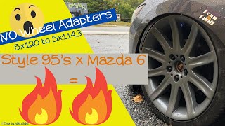 BMW 7 Series "Style 95" Wheels on a MAZDA 6? | No Wheel Adapters Required