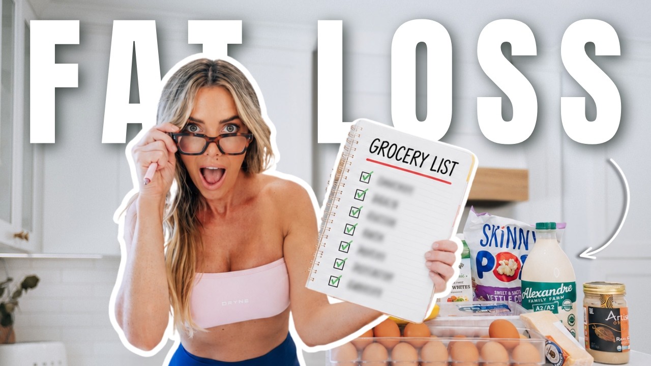 The EXACT Grocery List You Need to Start Losing Weight (beginner + budget friendly)