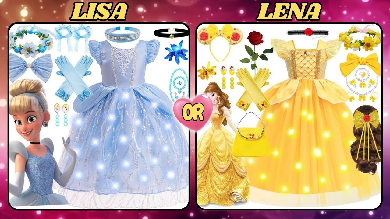 LISA OR LENA PRINCESS DRESS | PRINCESS COSTUME 👗💓