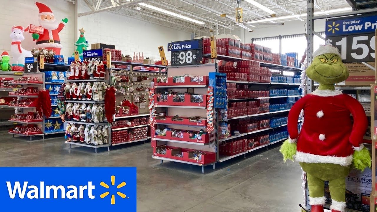 WALMART CHRISTMAS DECORATIONS CHRISTMAS ORNAMENTS HOME DECOR SHOP WITH ME SHOPPING STORE