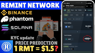 Remint Network Withdraw Update KYC & Price Prediction - Remint Network Withdrawal ($RMT)