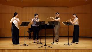 Good Morning ! for Flute Quartet by Itaru Sakai