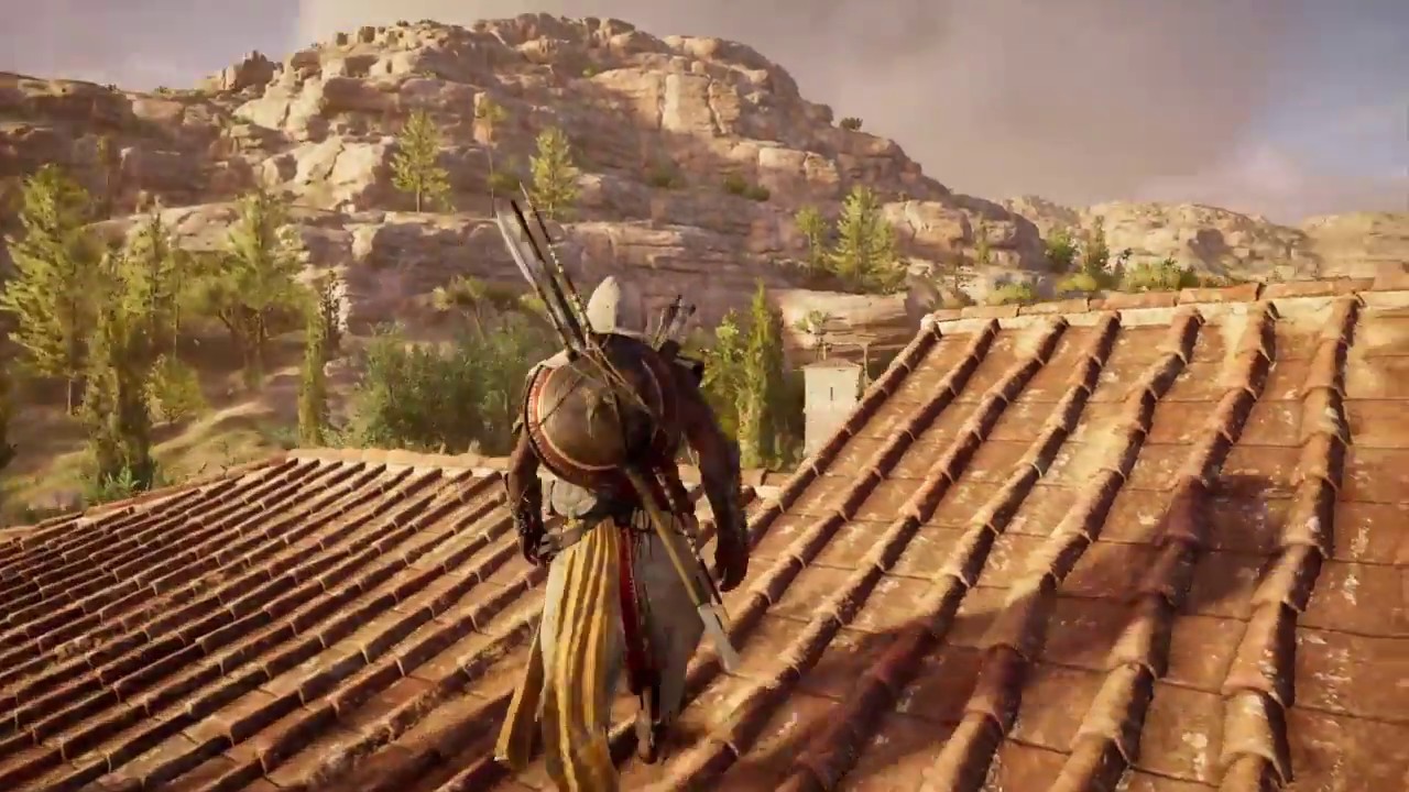 AC Origins: No HUD Scenic Exploration and Parkour
