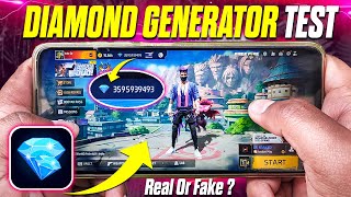 Free Diamond Generator Test In Free fire 2025
