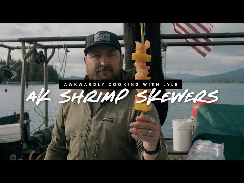 Awkwardly Cooking With Lyle - AK Shrimp Skewers