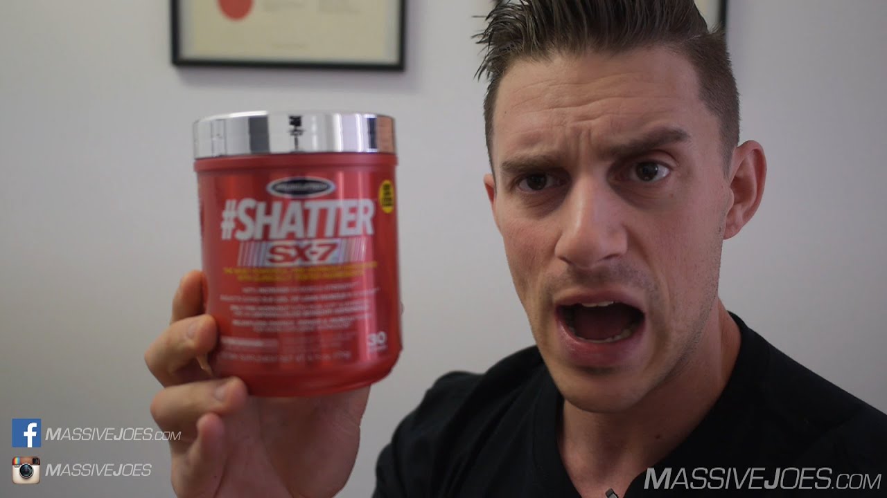 Muscletech Shatter SX7 PreWorkout Supplement Review MassiveJoes