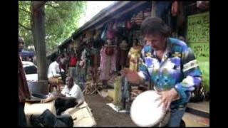 dave drumming in Kampala Uganda africa  2010