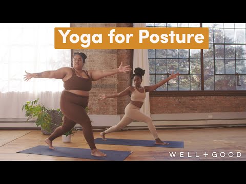 30 Minute Beginner Yoga Flow To Correct Posture | Good Moves | Well+Good