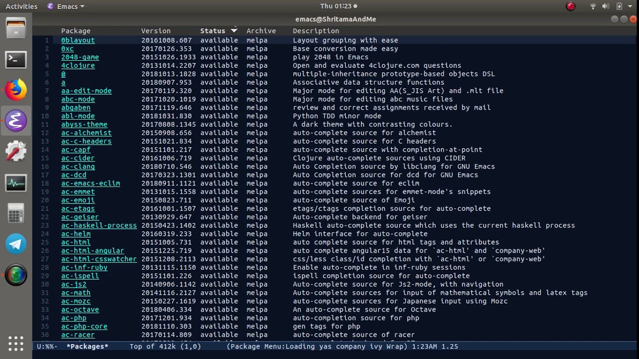 emacs : set up config 11 (highlight-indent-guides) - YouTube