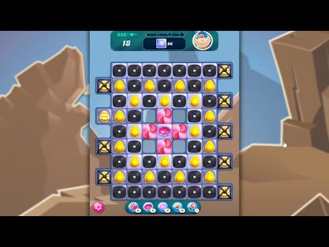 Candy Crush Saga LEVEL 858 NO BOOSTERS (new version)🐟☑️ - YouTube