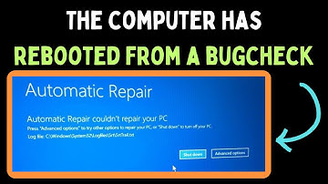 How to Fix The computer has rebooted from a bugcheck Error on Windows 11