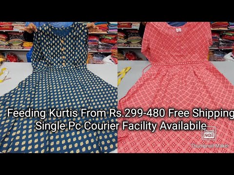 Cotton Casual Wear Feeding Kurti at Rs 499 in Coimbatore | ID: 22002357948