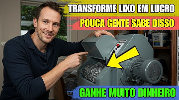 MÁQUINAS para GANHAR DINHEIRO: Transforme RESÍDUOS em LUCROS Direto da sua CASA