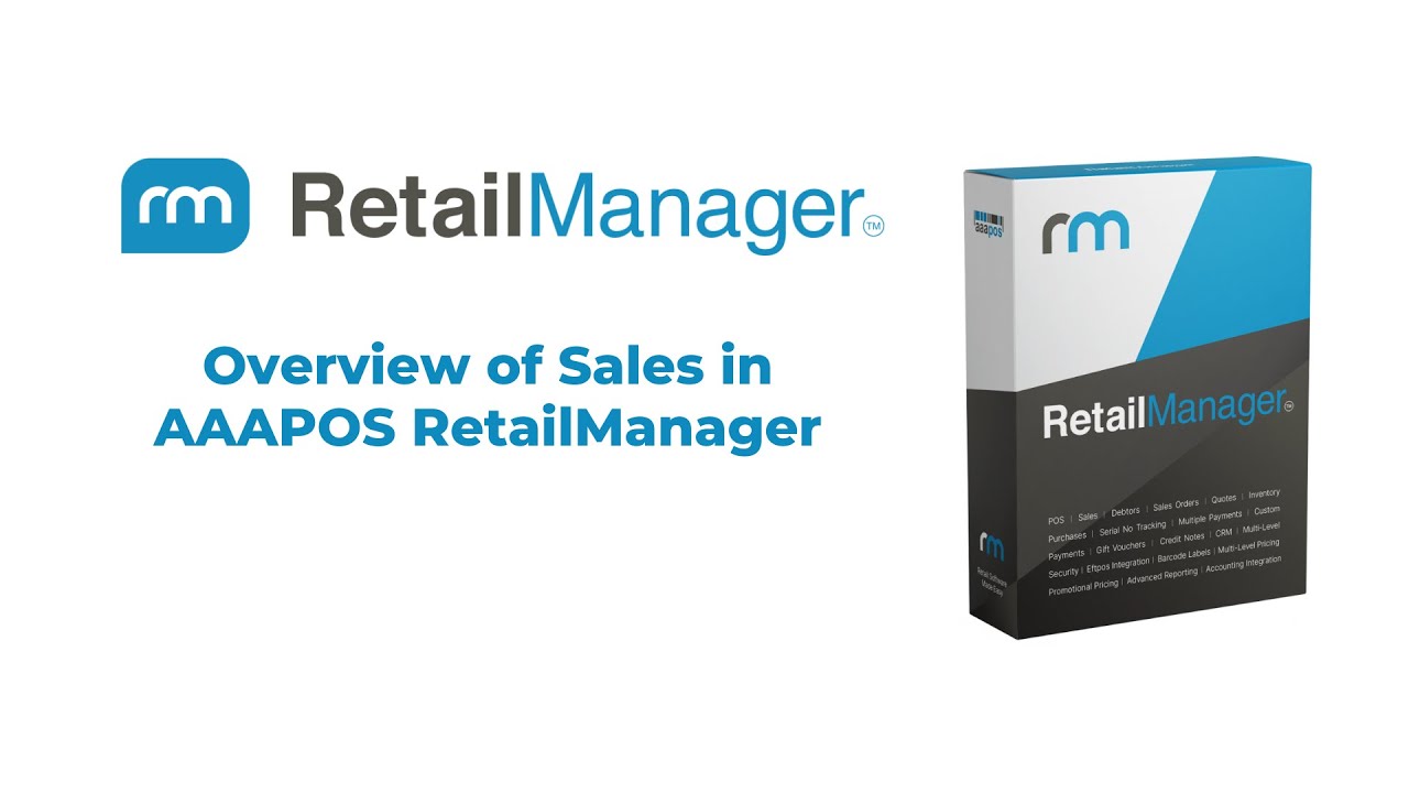 Overview of Sales in AAAPOS RetailManager