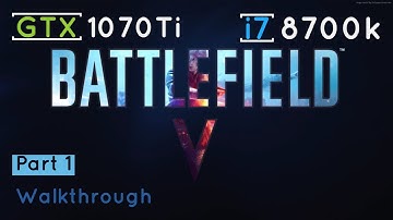 Battlefield V Walkthrough Intro - My Country Calling - No Commentary