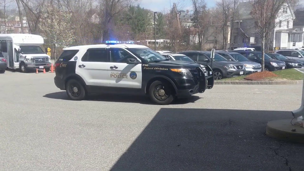 Police Car Parade at Methuen Village YouTube