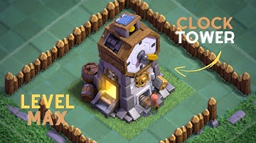 Clock Tower | Upgrade Level 1 to Max | Builder Base | Clash of Clans | Clash Cuts