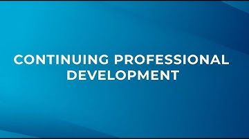 Continuing Professional Development