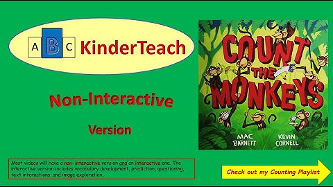 Count the Monkeys -- Non-Interactive Read Aloud