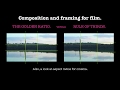 Composition and framing for film. RULE OF THIRDS vs THE GOLDEN RATIO. Cinematic aspect ratios.