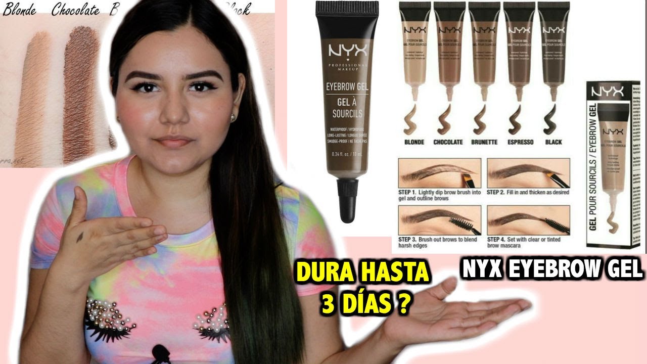 GEL PARA CEJAS QUE DURA HASTA 3 DÍAS ?? 😱😱 NYX EYEBROW GEL PRODUCTO