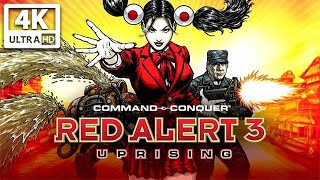 COMMAND & CONQUER: RED ALERT 3 UPRISING All Cutscenes (All Campaigns) Game Movie 4K 60FPS Ultra HD