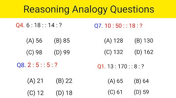 Reasoning Analogy || Resoning Questions || Reasoning Practice Set ||  Analogy Previous year question