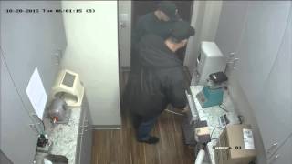 Office Burglary Suspects Caught on Surveillance Video