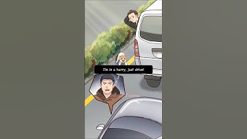 The Hero Who Saved a Cat in Need #cat #animation #shorts