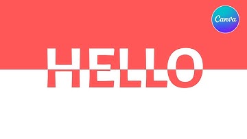 How to Create Split Color Text in Canva