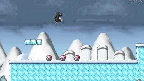 SuperTux 0.4.0 Icy Island speedrun (poor resolution again, 27:01)