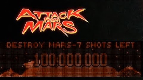 Destroyed Mars | Attack from Mars (Midway/Bally 1995) | Visual Pinball X