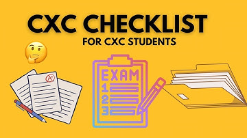 CXC Checklist for CXC students 2026!