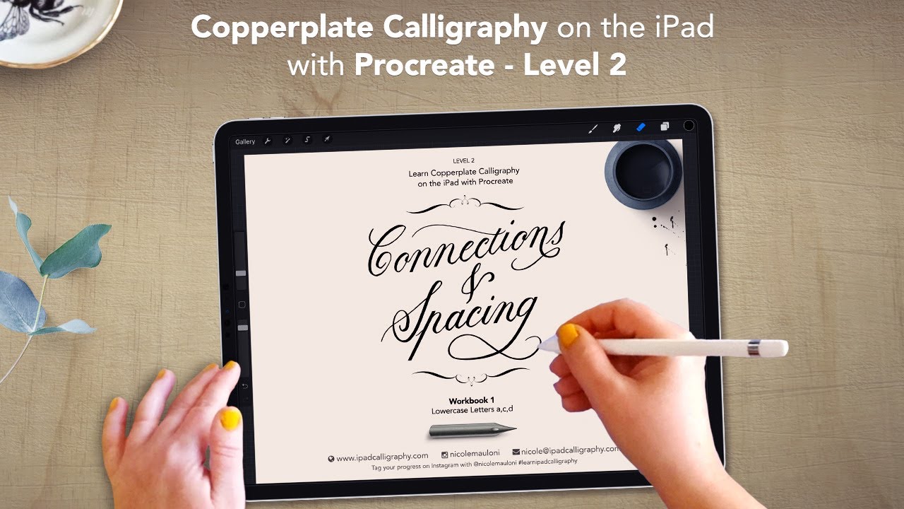 Calligraphy on the iPad with Procreate - iPad Calligraphy