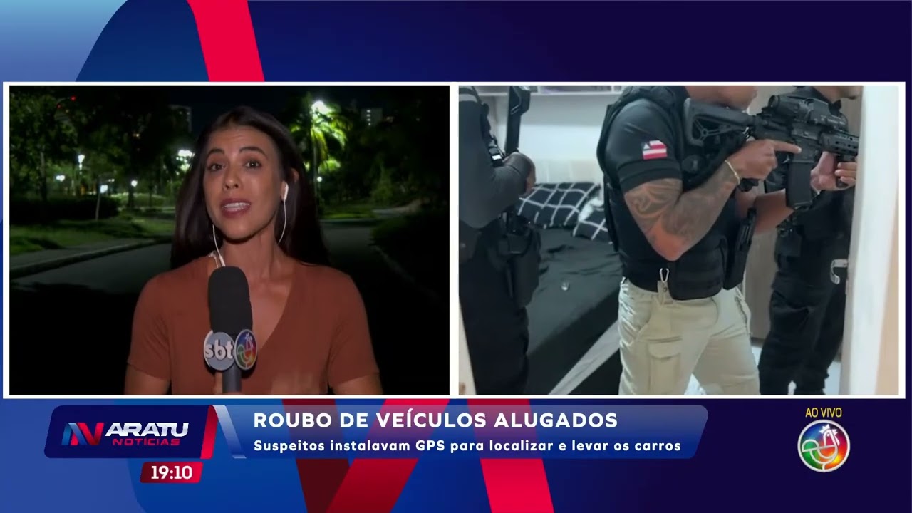 Roubo de veículos alUgados | ARATU NOTÍCIAS | TV ARATU