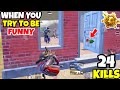 When You Try To Be Funny in PUBG Mobile • (24 KILLS) • PUBGM (HINDI)