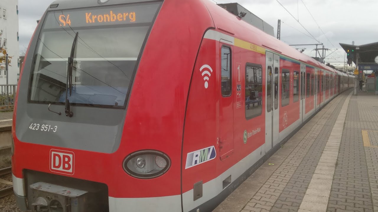 [S-Bahn Rhein Main] Ansagen S4 Langen(Hessen) - Kronberg (Taunus)
