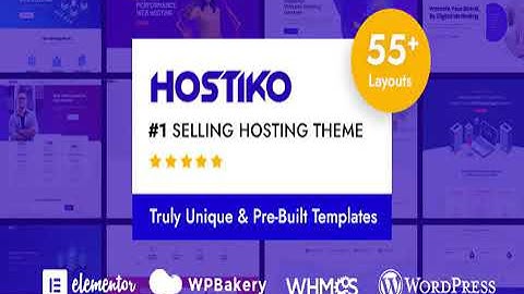 Hostiko WordPress WHMCS Hosting Theme Nulled Download 2021