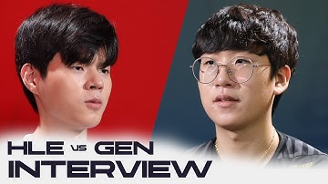 [Resolution interview] HLE vs. GEN | 2021 LCK Summer Split