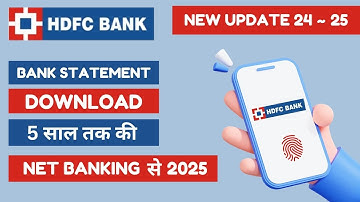 hdfc net banking se statement kaise nikale | hdfc bank account | #bank