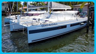 One of the MOST COMFORTABLE Catamarans I've Seen [Full Tour] Learning the Lines