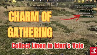 Collect Linen in Idun’s Vale! Charm of Vale Gathering Full Quest Guide | Legend of Ymir