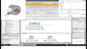 TIA Portal speed measurement (rpm) HSC High Speed Counter - incremental encoder