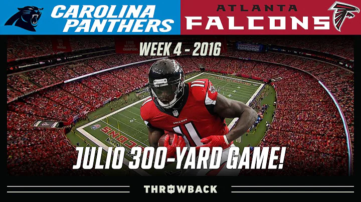 Julio Is UNGUARDABLE In 300-Yard Game! (Panthers Vs. Falcons 2016, Week 4)