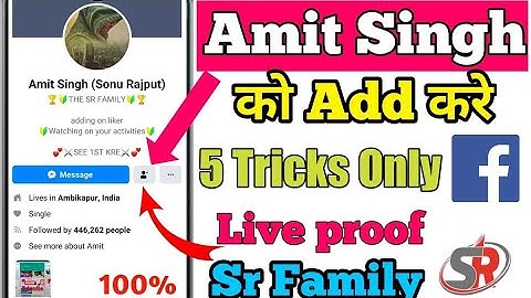 How To Add Amit Singh😱 (Sonu Rajput) Amit Singh ko kaise add kare | 🏆OnlY 5 Step follw Karo #Fbsrore