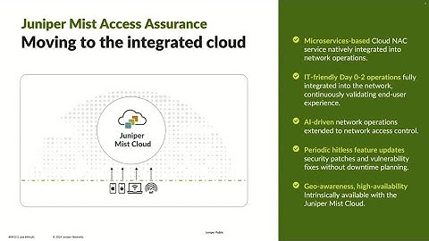 Juniper Mist Access Assurance (NAC)